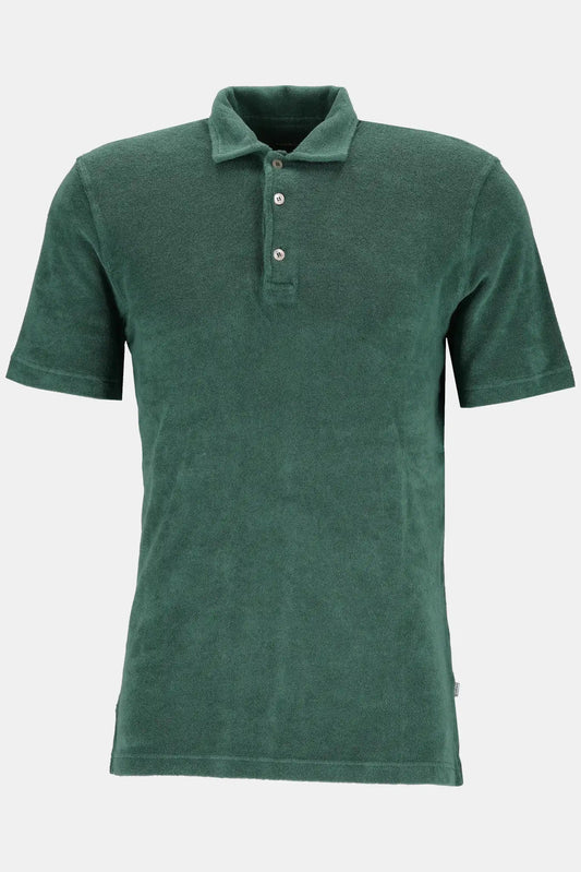 Fedeli Polo en coton vert - LECLAIREUR