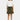 Fendi Mini-jupe monogrammé en coton vert - 39675_36 - LECLAIREUR