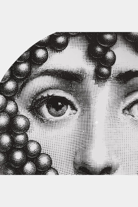 Fornasetti Assiette murale Tema e Variazioni n. 111 - LECLAIREUR