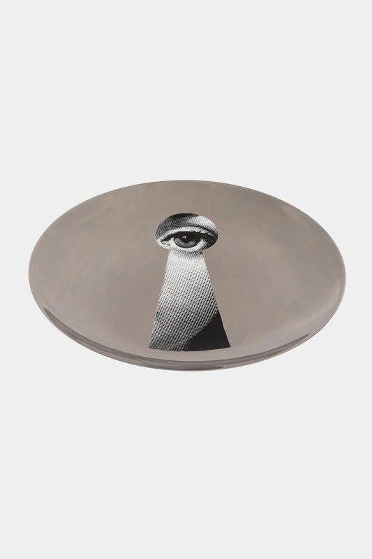Fornasetti Wall plate Tema e Variazioni PTVW014 - Silver