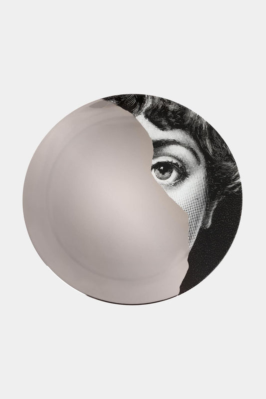 Fornasetti Wall plate Tema e Variazioni PTVW145- silver