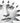 Fornasetti Assiette "Tema e Variazioni" n.25 en porcelaine blanche et noire - 42423_TU - LECLAIREUR