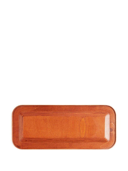Fornasetti Rectangular tray "Chiavi Gold and Rhombi