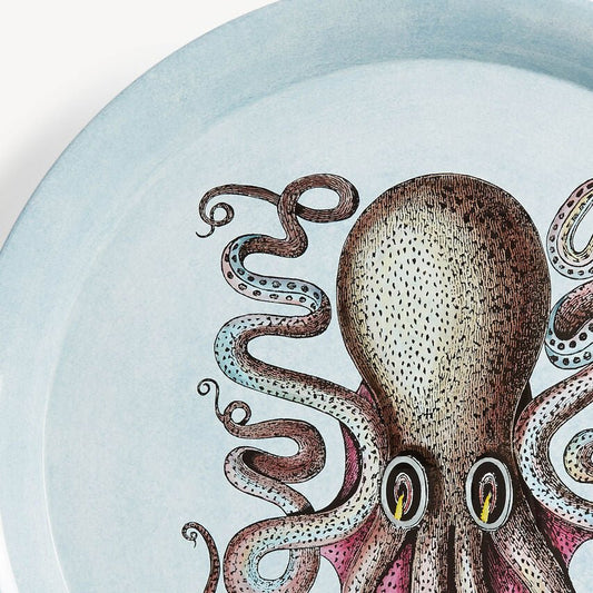 Fornasetti Plateau rond "Polipo" (Ø 60 cm) - LECLAIREUR