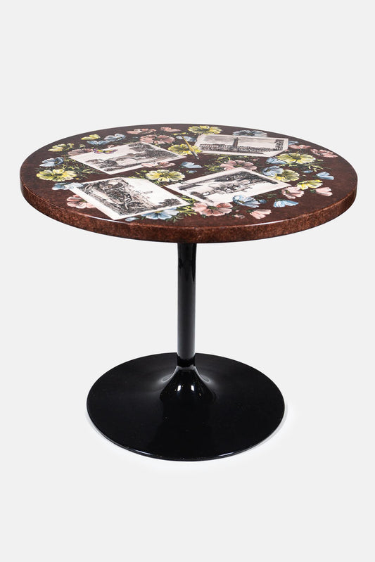 Fornasetti Vintage Table d'Appoint en Bois - LECLAIREUR