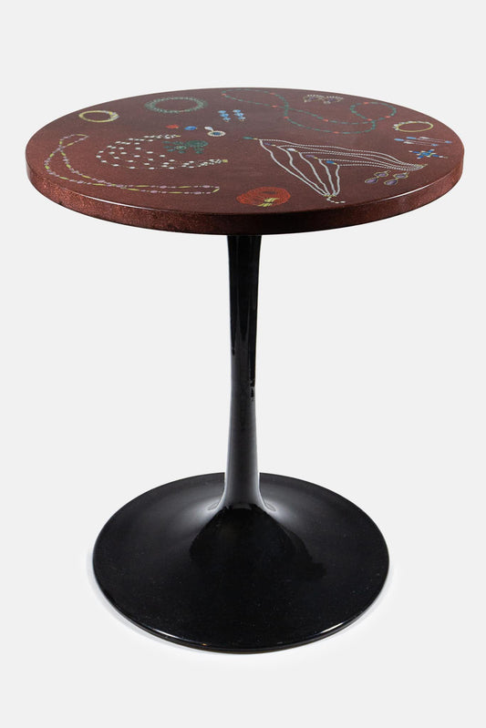 Fornasetti Vintage Wooden Appoint Table