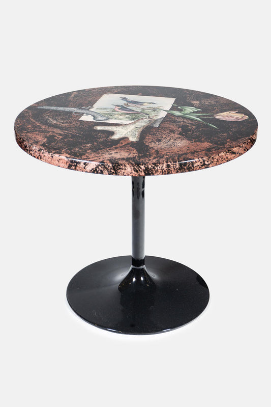 Fornasetti Vintage Table "Exclusive 4" x Leclaireur -Diamètre Ø 65 cm - LECLAIREUR