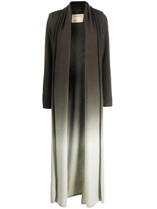 Frenckenberger Long cashmere cardigan Tie and dye