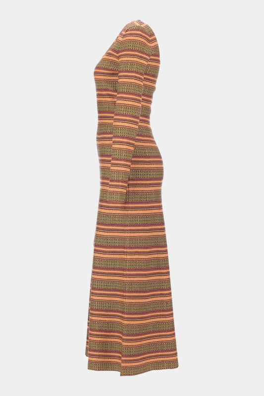 Gabriela Hearst Dress "Hank" in wool and multicolored silk