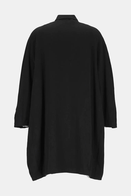 Geoffrey B.small Long black cashmere coat