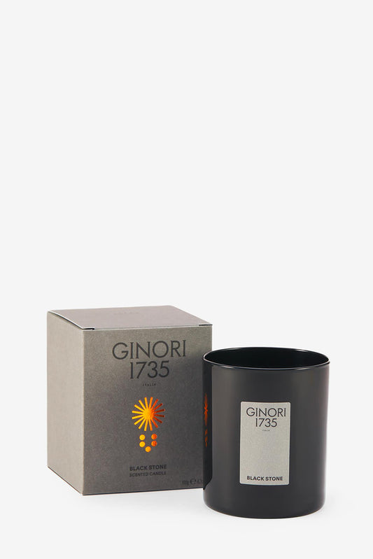 Ginori 1735 "Il Seguace Black Stone" candle (190g)
