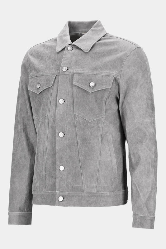 Giorgio Brato Grey jacket with button closure