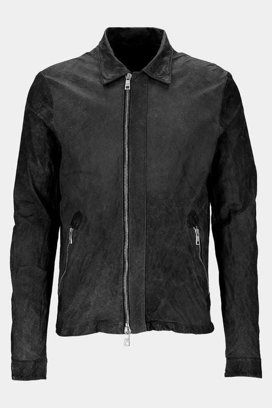 Giorgio Brato Black zip-up jacket
