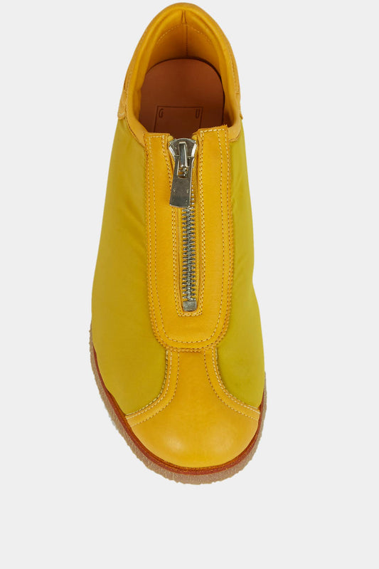 Guidi Baskets basses jaunes zippées - LECLAIREUR