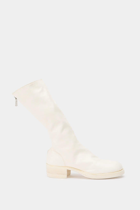 Guidi White Leather Boots