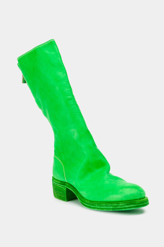 Guidi Neon green leather boots