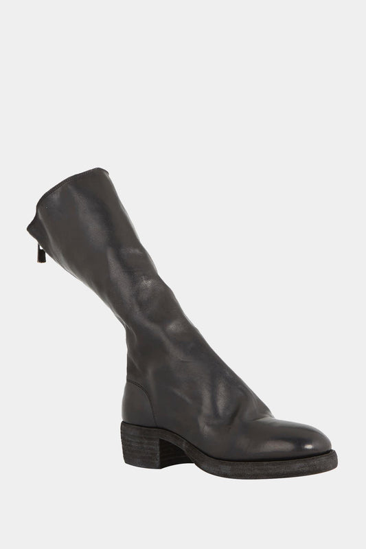 Guidi Black smooth leather boots