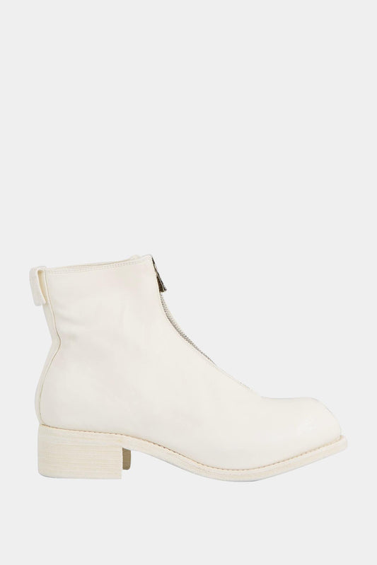 Guidi White leather ankle boots