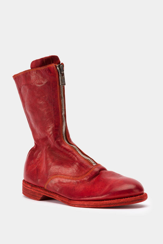Guidi Red Leather Boots