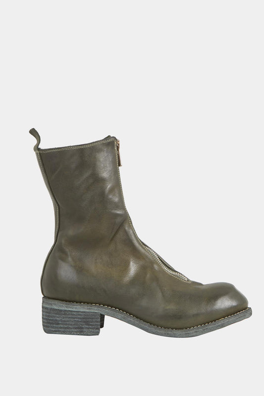 Guidi Black horse leather ankle boots