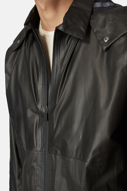 Herno Manteau en tissu technique noir - LECLAIREUR