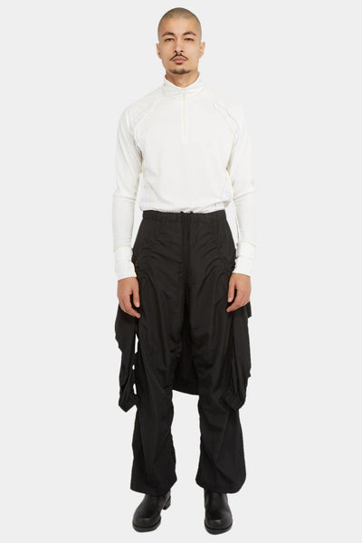 Hyein Seo Black trousers with built-in jacket