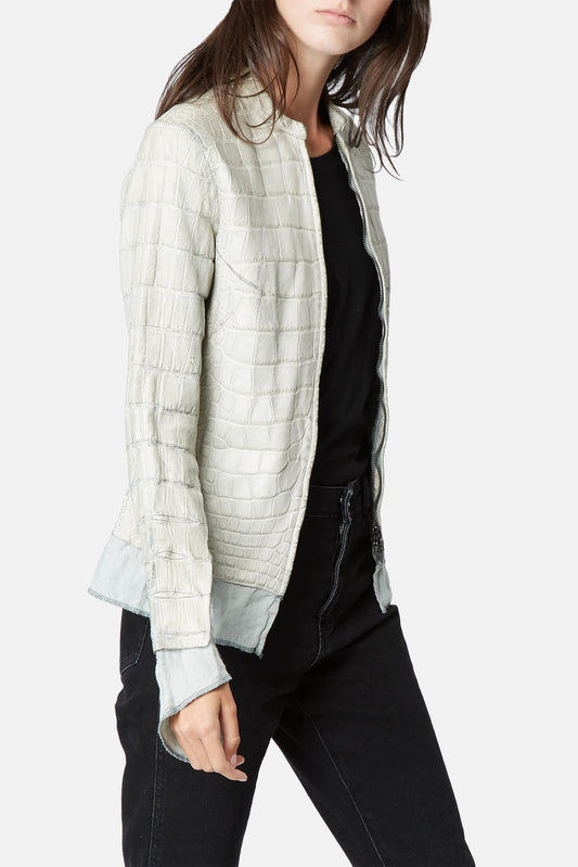 Isaac Sellam "Hungry" jacket in beige leather