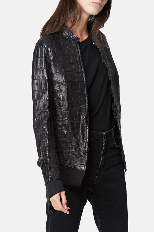 Isaac Sellam "Affamée" black leather jacket