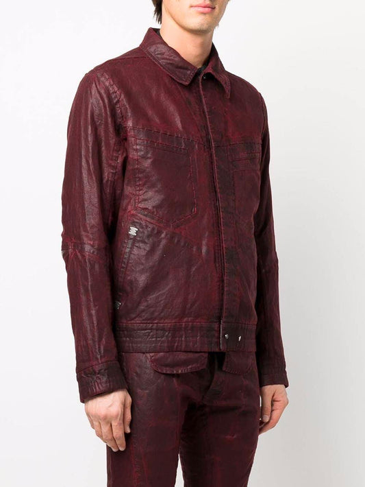Isaac Sellam Veste "Refractaire" en chanvre rouge - LECLAIREUR