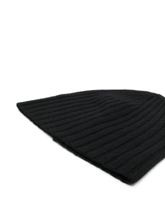 Jil Sander Bonnet in black wool
