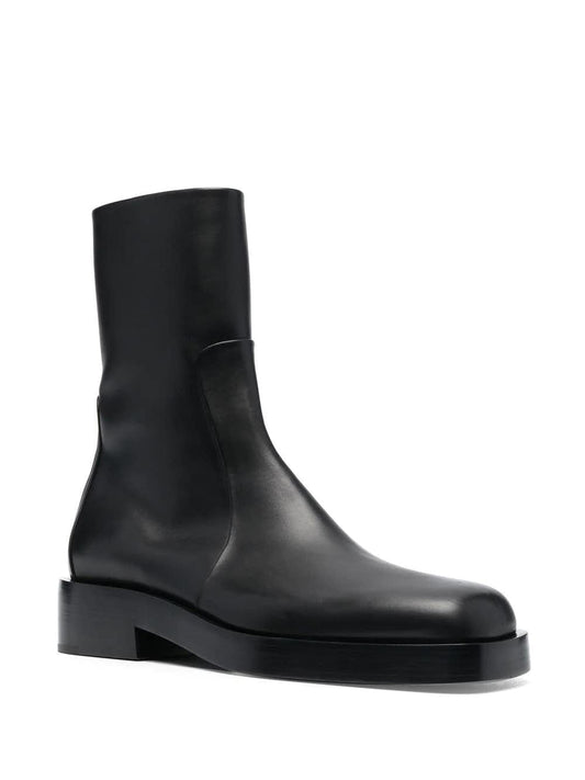 Jil Sander Black boots with side zip