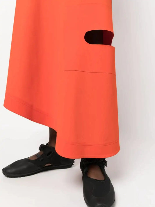 Johanna Parv Asymmetric skirt with cut-outs