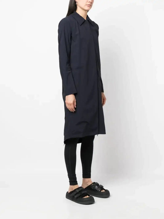 Johanna Parv Navy blue hooded parka