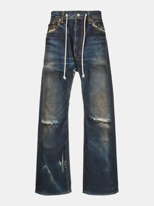 Junya Watanabe Loose-fitting jeans with drawstring