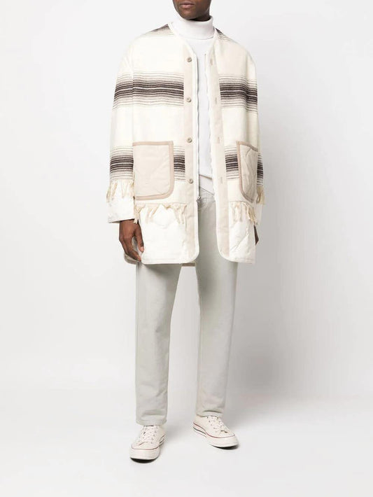Junya Watanabe White two-ply coat