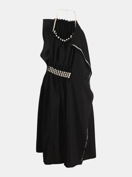 Junya Watanabe Mid-length dress with bead detail