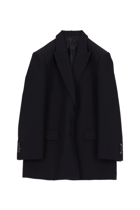 Manteau court croisé à capuche - Prêt-à-porter de luxe