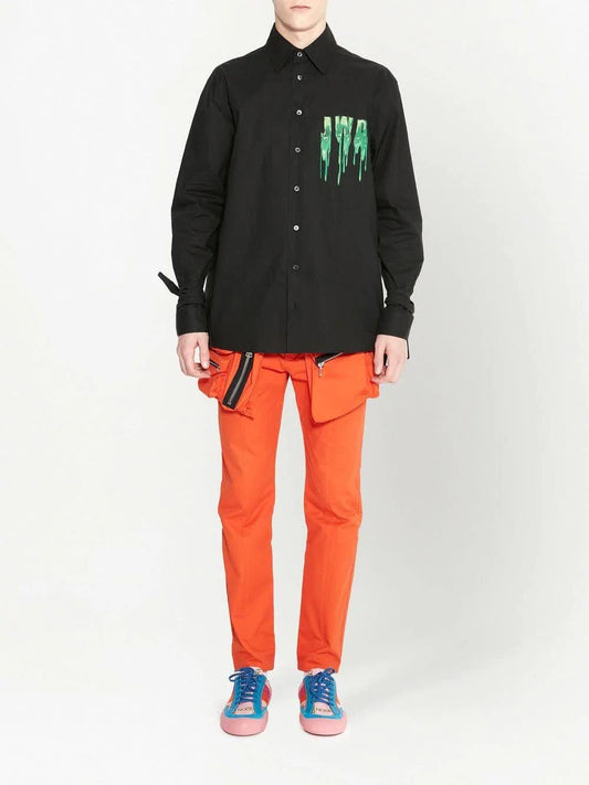 J.W Anderson Black shirt with "SLIME" logo