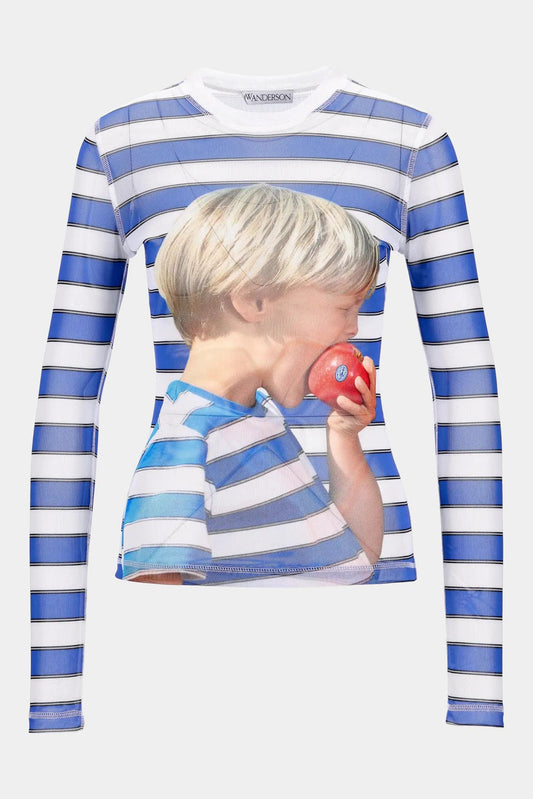 J.W Anderson Top "PRINTED UNDERPINNING BOY WITH APPLE"