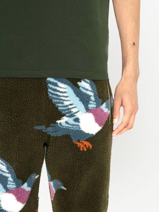 J.W Anderson Pantalon de jogging en polaire kaki - LECLAIREUR
