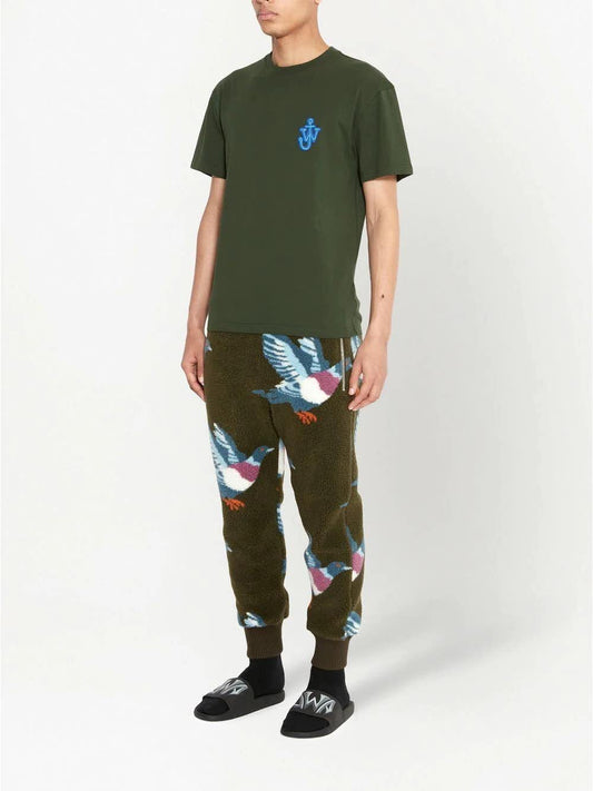 J.W Anderson Pantalon de jogging en polaire kaki - LECLAIREUR