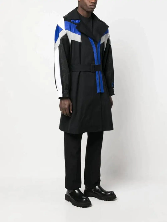 Koché Raincoat with color block design