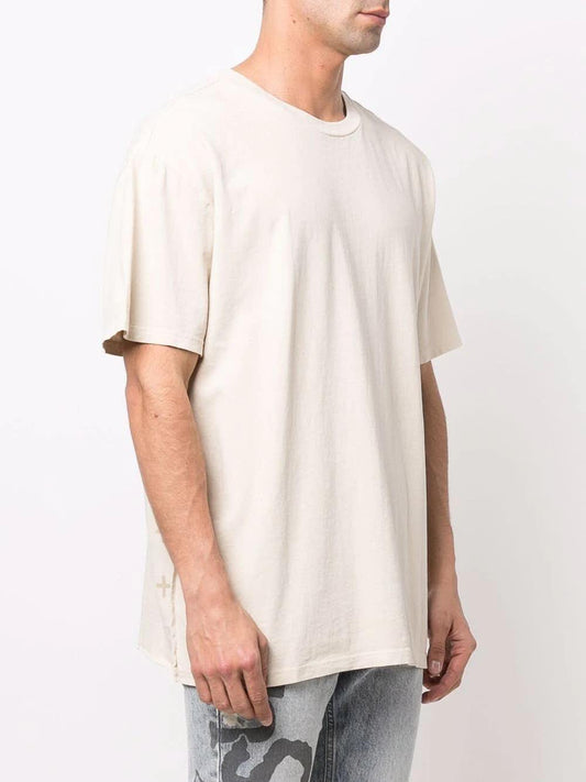 Ksubi T-shirt "4*4 Biggie" in beige cotton