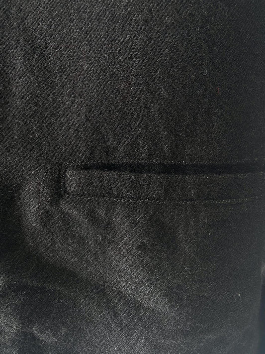 Layer-0 Blazer en laine noire - LECLAIREUR