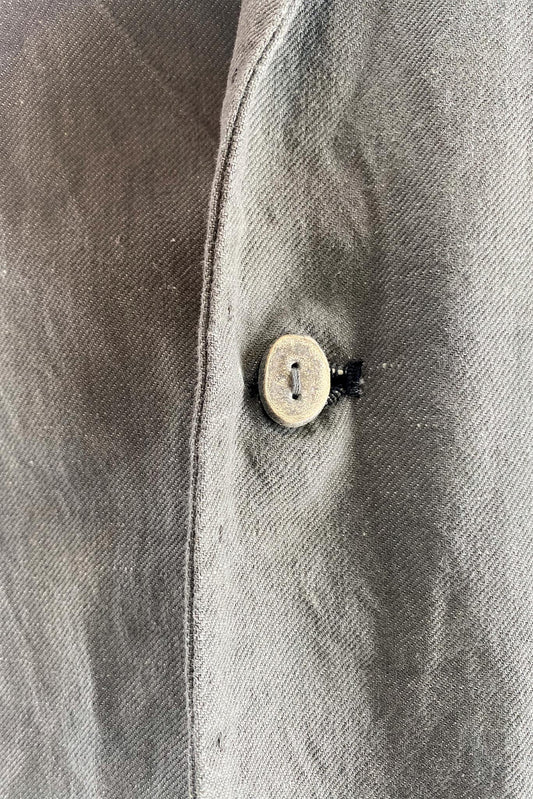 Layer-0 Blazer en lin et coton gris - LECLAIREUR