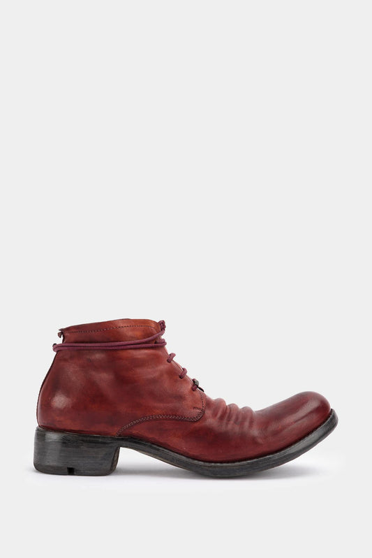 Layer-0 High-top leather derbies