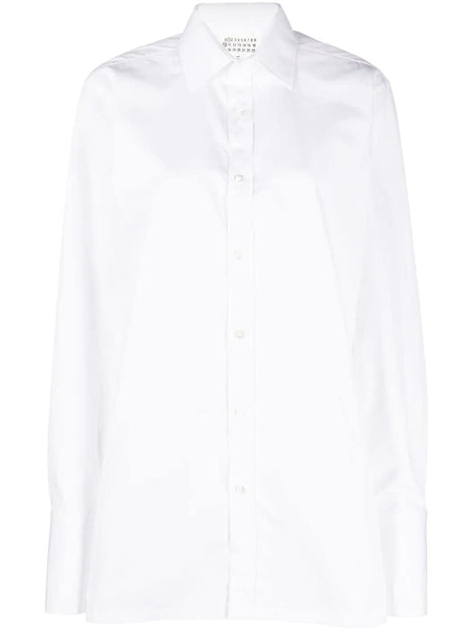 Maison Margiela White cotton long shirt