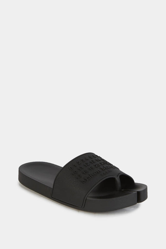 Maison Margiela Sandales à bout Tabi noir - LECLAIREUR