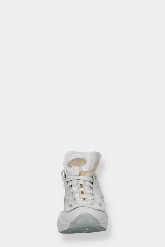 Maison Margiela x Reebok Basketball blanches "Project 0 TQ Memory Of" - LECLAIREUR