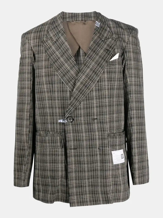 Maison Mihara Yasuhiro Cotton and linen blazer